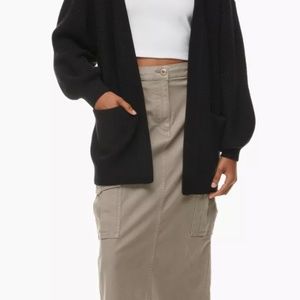 Aritzia Wilfred Free Unwind Cardigan Black Size Small